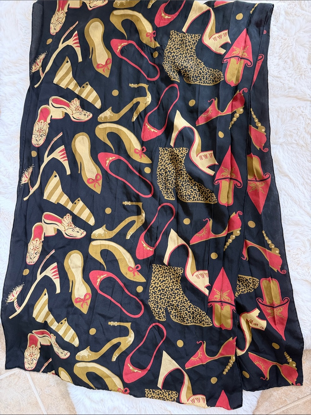 ZazouLuxe Silk Scarf 66” x 21”